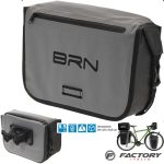 Borsa bici da viaggio BRN Adventure al manubrio grigio Factoryitalia.com