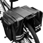 Tyuodna Borsa per Bicicletta da Portapacchi, Borse per Bicicletta Posteriori Impermeabili, 30L Borse per Bicicletta per Portapacchi Doppie, Borse per Sella per Bicicletta con Strisce Fluorescenti : Amazon.it: Sport e tempo libero