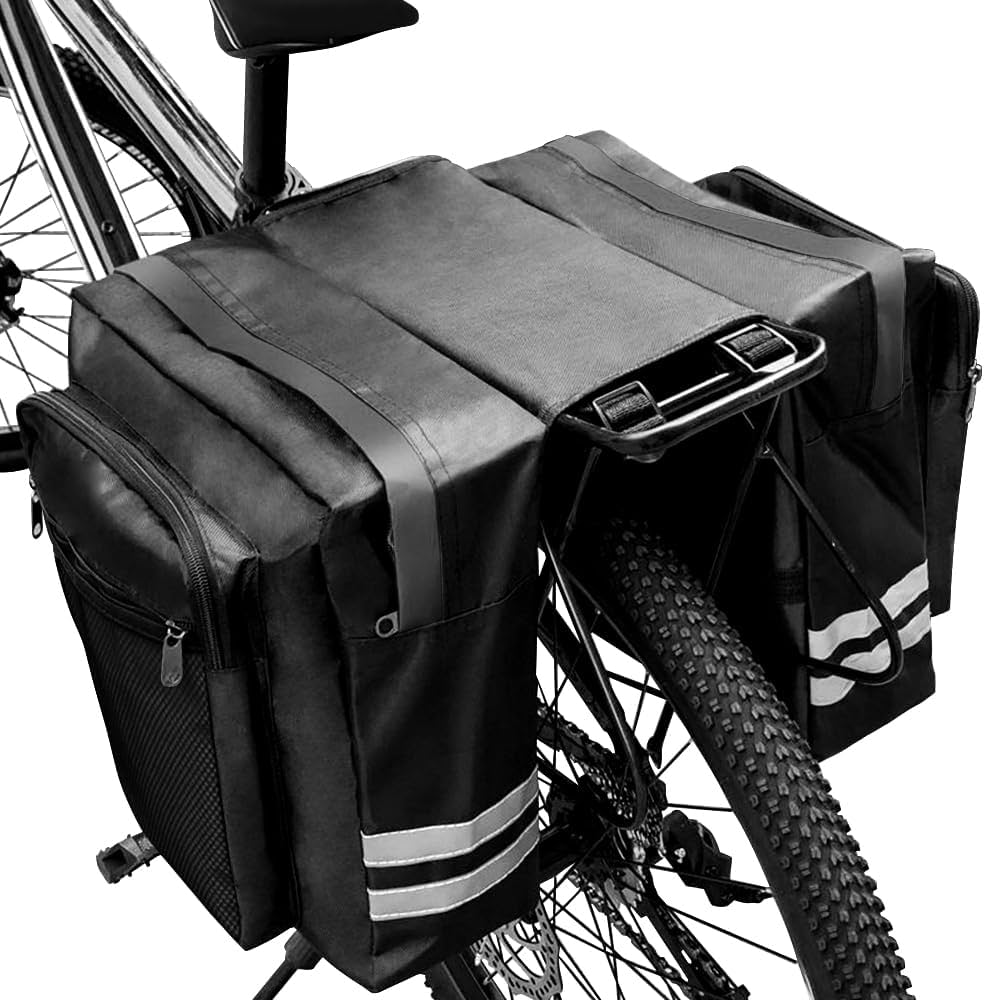 borse-bici-241rdn-1.jpg Tyuodna Borsa per Bicicletta da Portapacchi, Borse per Bicicletta Posteriori Impermeabili, 30L Borse per Bicicletta per Portapacchi Doppie, Borse per Sella per Bicicletta con Strisce Fluorescenti : Amazon.it: Sport e tempo libero - immagine 1