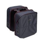 Borsa bici laterale doppia per bici città trekking 100 2X15L nera