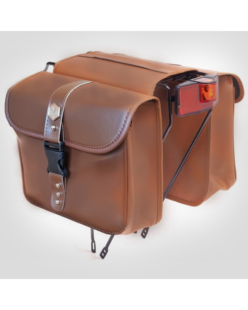 borse-per-la-bicicletta-666oca-1.jpg Borse laterali impermeabili leather look per Bici Elettrica T Moto - immagine 1
