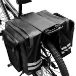 Tyuodna Borsa per Bicicletta da Portapacchi, Borse per Bicicletta Posteriori Impermeabili, 30L Borse per Bicicletta per Portapacchi Doppie, Borse per Sella per Bicicletta con Strisce Fluorescenti : Amazon.it: Sport e tempo libero