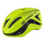 Casco bici da corsa FORCE REX FLUO NERO