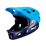 Casco Integrale MTB Enduro 2.0 Con Mentoniera Removibile Azzurro/Nero