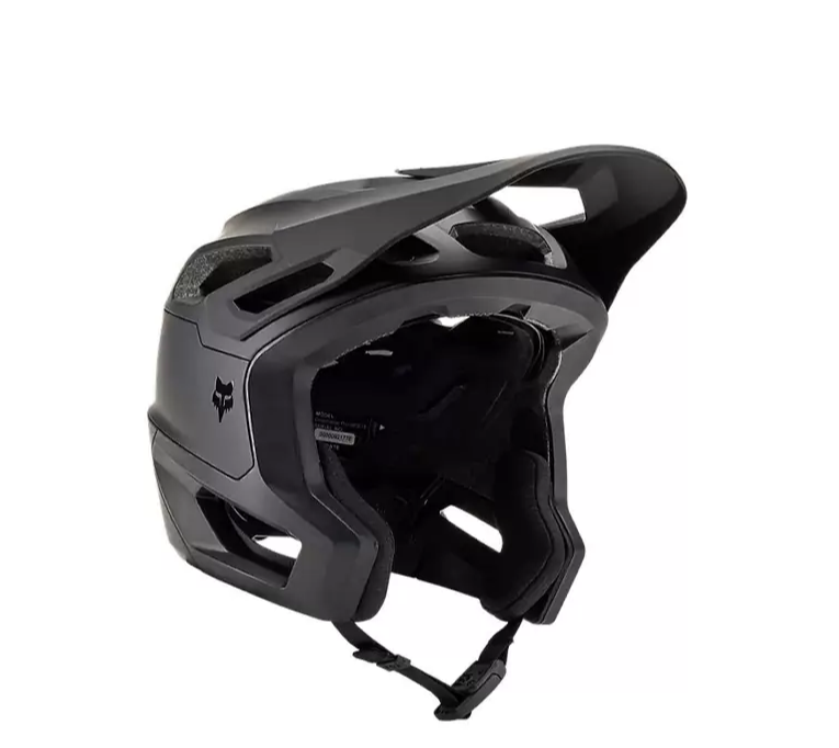 caschi-da-mtb-enduro-065xth.png CASCO MTB ENDURO FOX DROPFRAME PRO MATTE BLACK - immagine 1