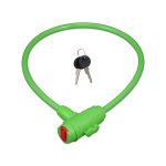 Lucchetto a cavo per bici e monopattino per bambini, con 2 chiavi, 70 cm, verde, Relaxdays | Leroy Merlin