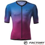 Maglia da bici estiva BRN Fade Uomo blu fucsia