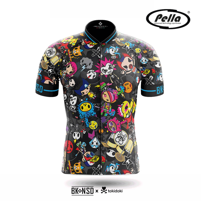 ciclismo-maglia-145gmj.png Maglia ciclismo Uomo manica corta Tokidoki Rock Pella - immagine 1