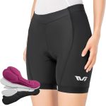 ROCKBROS TVI Pantaloni Ciclisti Donna, Pantaloncini Ciclismo Imbottiti, Pantaloncini Intimo Sportivo Traspirante, Pantaloncini Bici Elastici, Pantaloni per MTB, Bici da Strada, Nero : Amazon.it: Moda