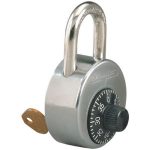 Lucchetto a combinazione, Lunghezze: 13 mm, Larghezza: 55 mm, Ansa Ø: 8 mm, N. di pezzi: 50
