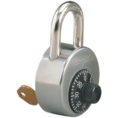 lucchetti-combinazione-556spp-1.jpg Lucchetto a combinazione, Lunghezze: 13 mm, Larghezza: 55 mm, Ansa Ø: 8 mm, N. di pezzi: 50 - immagine 1