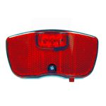 Fanalino posteriore a batteria per bici city trekking con 3 led rossi | Mognetti Bike