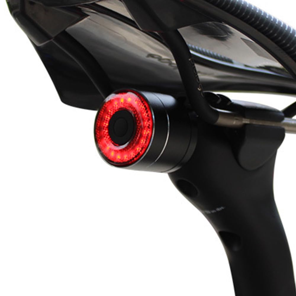 luce-bici-posteriore-990goj-1.jpg Fanale Posteriore per Bicicletta, Ricarica USB Fanale Posteriore Freno Intelligente,Luci Posteriori Intelligenti con Rilevamento Della Luce,Impermeabile e Luminosità Regolabile : Amazon.it: Sport e tempo libero - immagine 1