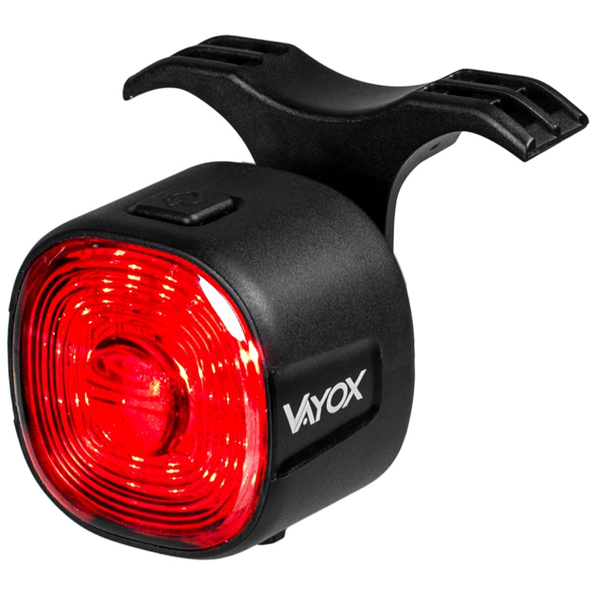 luce-posteriore-bici-843rdb-1.jpg Luce posteriore per bici Vayox VA0157 SMART 100 lm, luce rossa, sensore STOP - immagine 1