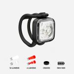 Luce bici SL 110 anteriore posteriore a pile gialla