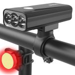 Luci Bici LED 2400LM 6400mAh Anteriore e Posteriore USB C Alluminio : Amazon.it: Sport e tempo libero
