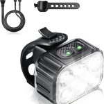 Luci per bici, luci per bici da notte ricaricabili, accessori per fari da bicicletta super luminosi a led per mountain bike, torcia anteriore, luci per passeggini (luce anteriore) : Amazon.it: Sport e