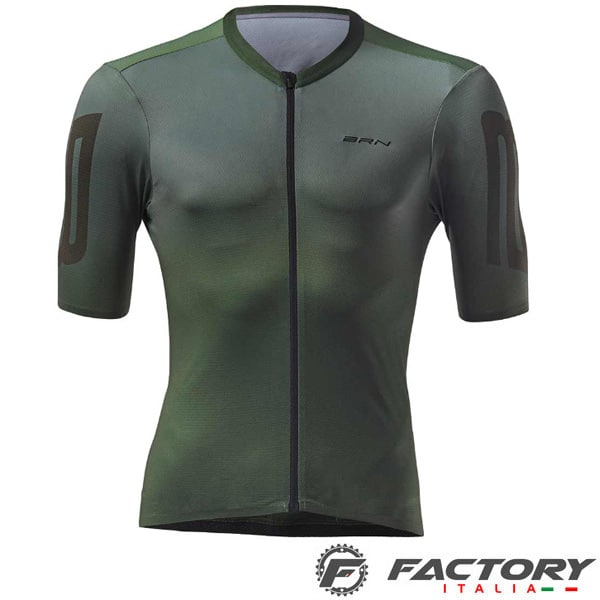 maglia-da-ciclismo-132yup-1.jpg Maglia da bici estiva BRN Fade Uomo verde scuro - immagine 1