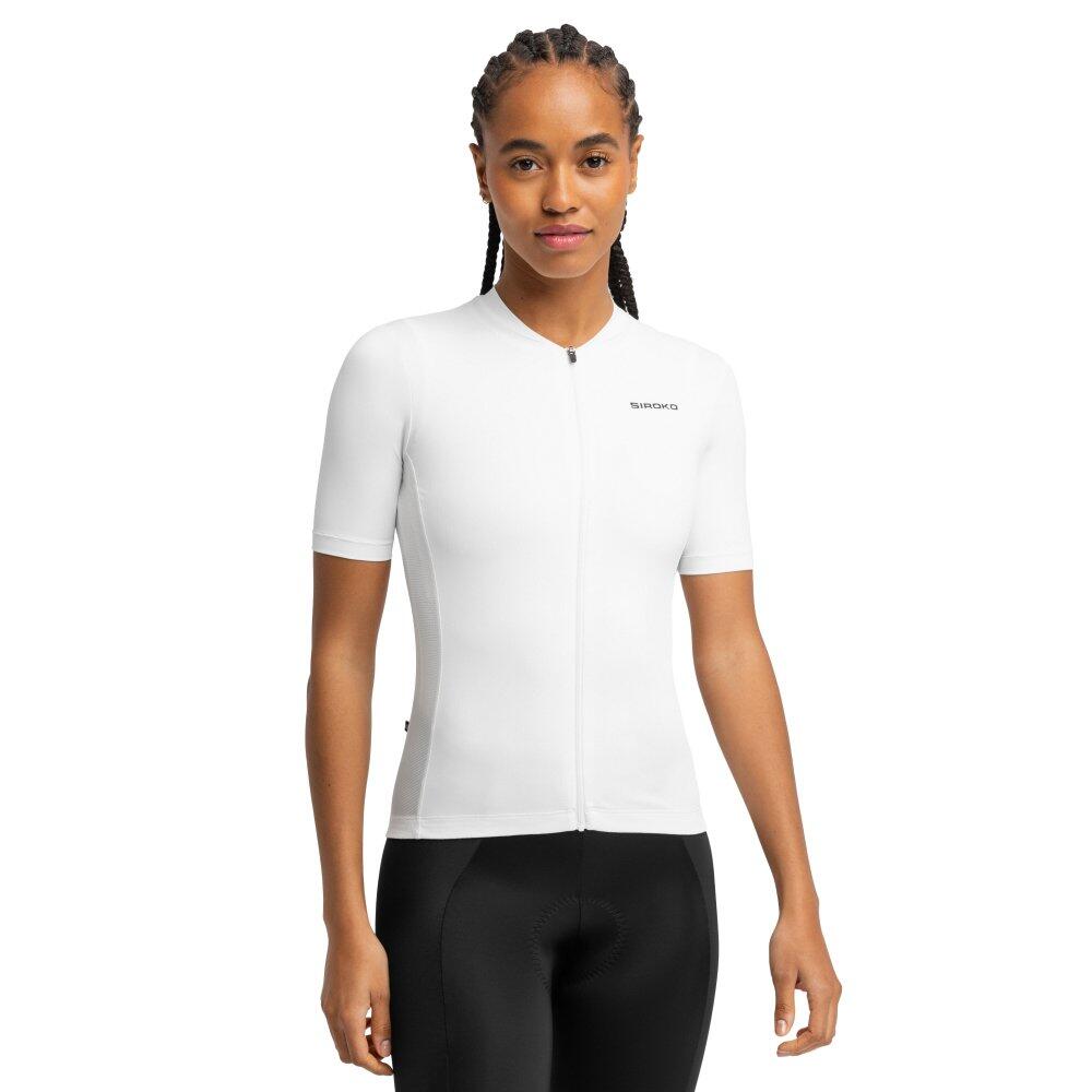 maglia-da-ciclismo-135kyw-1.jpg Maglia da ciclismo a maniche corte donna Core Sonora Bianco | Decathlon - immagine 1