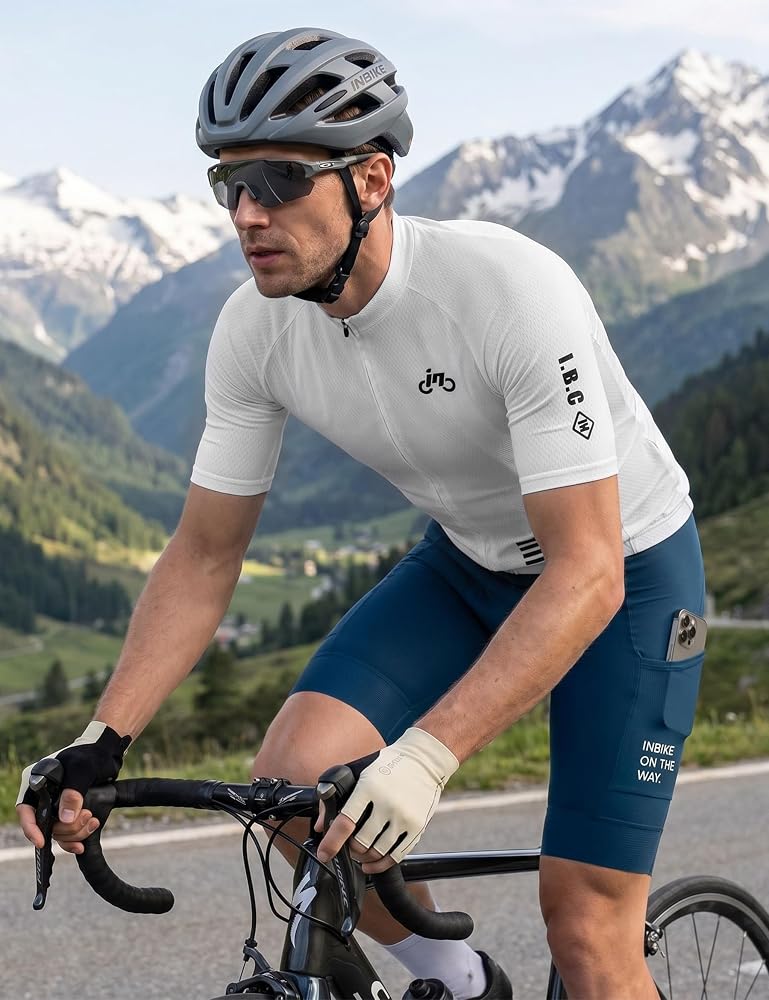 magliette-da-ciclismo-532ywm-1.jpg INBIKE Maglia Ciclismo Uomo Estiva Maglia MTB Uomo Maglietta Ciclismo Uomo Manica Corta Traspirante Asciugatura Rapida Leggero Antiscivolo 3 Tasche Posteriori Dettagli Riflettenti Bianco S : Amazon.it: Moda - immagine 1