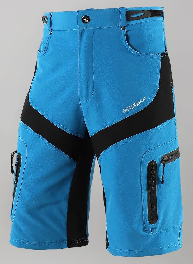 pantaloncini-da-mtb-738pgy-1.jpg BERGRISAR Pantaloncini MTB Uomo Pantaloncini Ciclismo Bici Mountain Bike Pantaloni Shorts con Cerniera Tasche 1806BG, Blu, S : Amazon.it: Moda - immagine 1