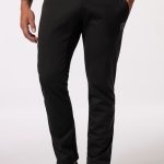 Pantaloni funzionali per ciclismo in softshell elasticizzato, antivento e idrorepellente con cintura elastica, nero | Ulla Popken