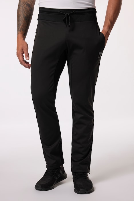 pantaloni-per-ciclismo-280kzm-1.jpg Pantaloni funzionali per ciclismo in softshell elasticizzato, antivento e idrorepellente con cintura elastica, nero | Ulla Popken - immagine 1