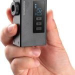 ROCKBROS Mini Pompa per Bicicletta Elettrica Portatile 120PSI Pompa Bici | con Valvole Presta e Schrader, USB Ricaricabile 420 mAh, Pompetta con Display Ideale per E Bike, MTB, Bici da Corsa e Palloni :
