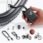 Mini pompa elettrica Bike Pump ricaricabile per bicicletta, 130 PSI, portatile con manometro, spegnimento automatico, adatta per mountain bike, bici da strada e city bike : Amazon.it: Sport e tempo libero