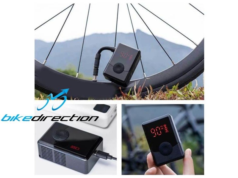 pompa-bici-elettrica-691jxz-1.jpg Mini Pompa elettrica digitale portatile bici alta pressione - immagine 1