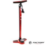 Pompa per bici con manometro rossa Factoryitalia.com