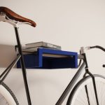 Supporto da parete per bici in legno / Portabici da parete blu / Portabici in legno / Deposito per bici al coperto Etsy Italia