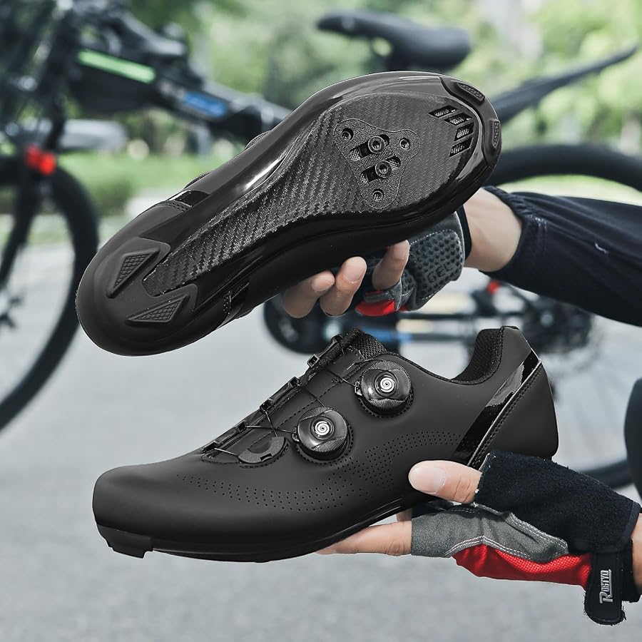 scarpe-bici-corsa-153kus-1.jpg Mateju Scarpe Ciclismo Strada Uomo Donna, 37 47 EU Scarpe Bici da Corsa Uomo Donna con SPD Calas Antiscivolo Traspiranti per Sportive da Esterno (37,2413 Bianco) : Amazon.it: Moda - immagine 1