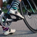 Che bello poter camminare con le scarpe da bici
