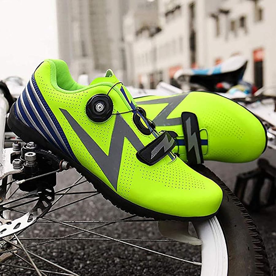 scarpe-per-bici-da-corsa-834rvs-1.jpg Scarpe da Ciclismo Unisex Traspiranti per Lo Sport all'Aria Aperta Mountain Bike Senza Bici Scarpe da Bici da Corsa su Strada (42,Verde) : Amazon.it: Moda - immagine 1